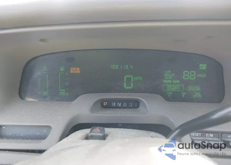 2000 Mercury Grand Marquis Ls z USA, uszkodzony, nr VIN 2MEFM75W5YX627647